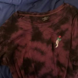 SKELETON ROSE SHIRT